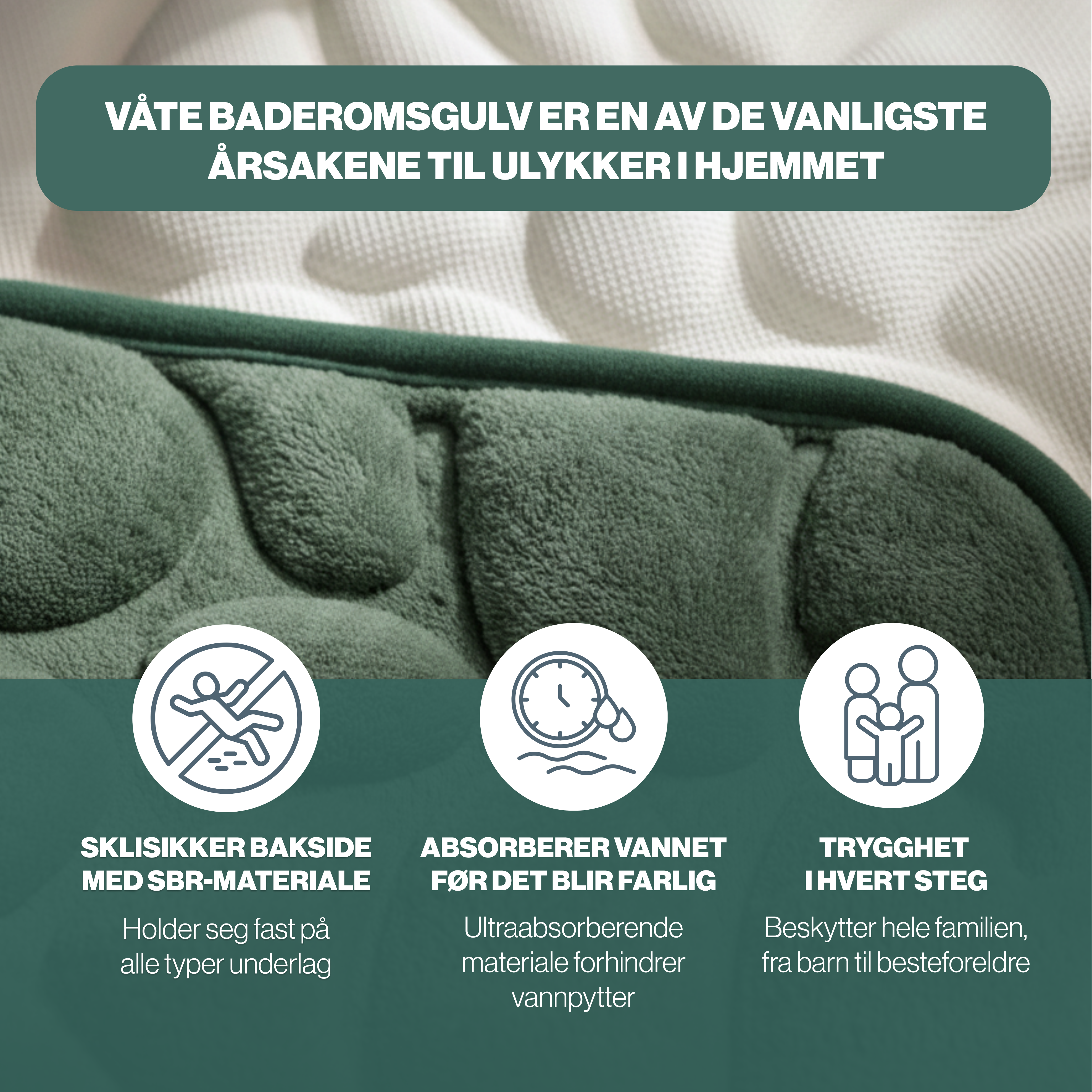 BØLGESTEN® BADEMATTE