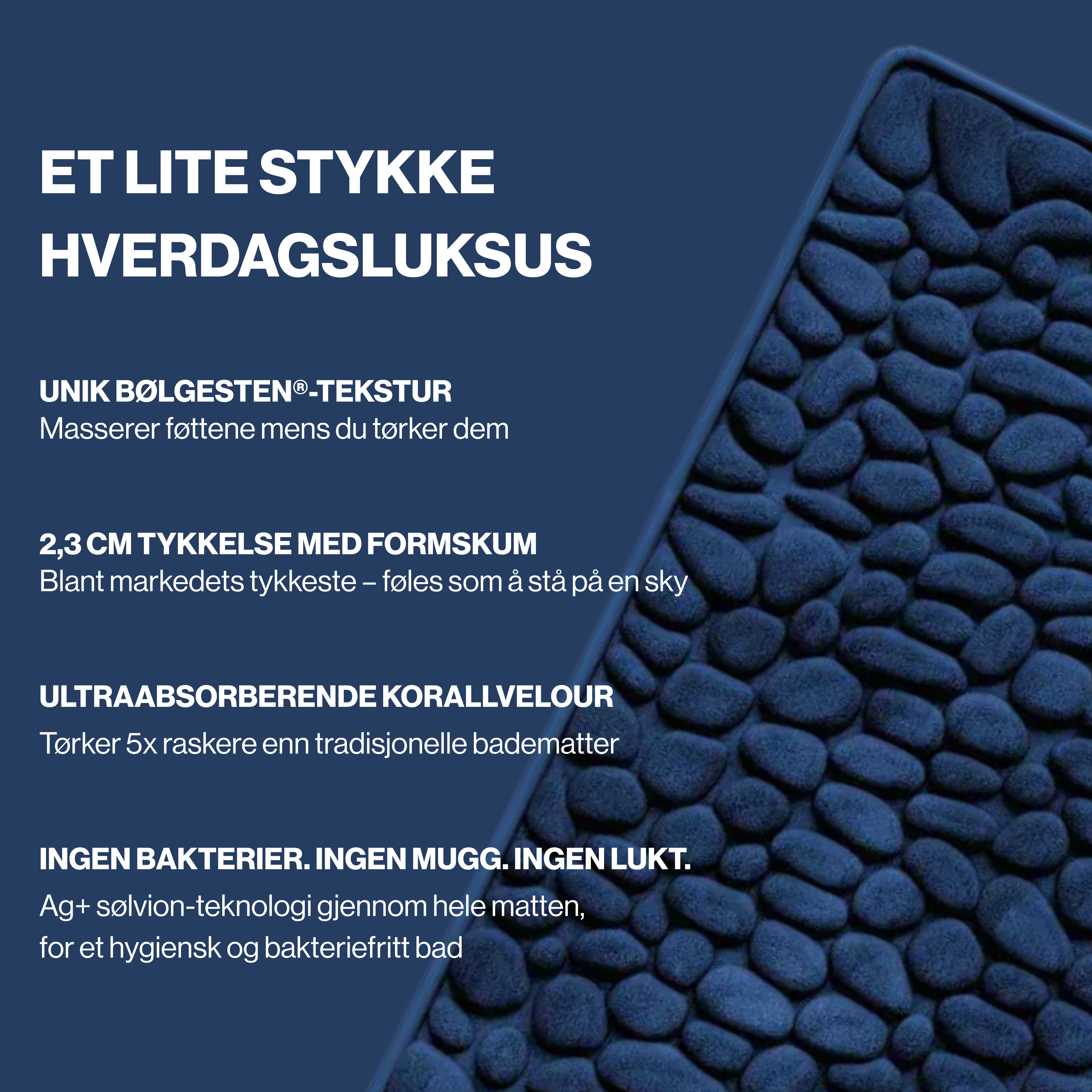 BØLGESTEN® BADEMATTE